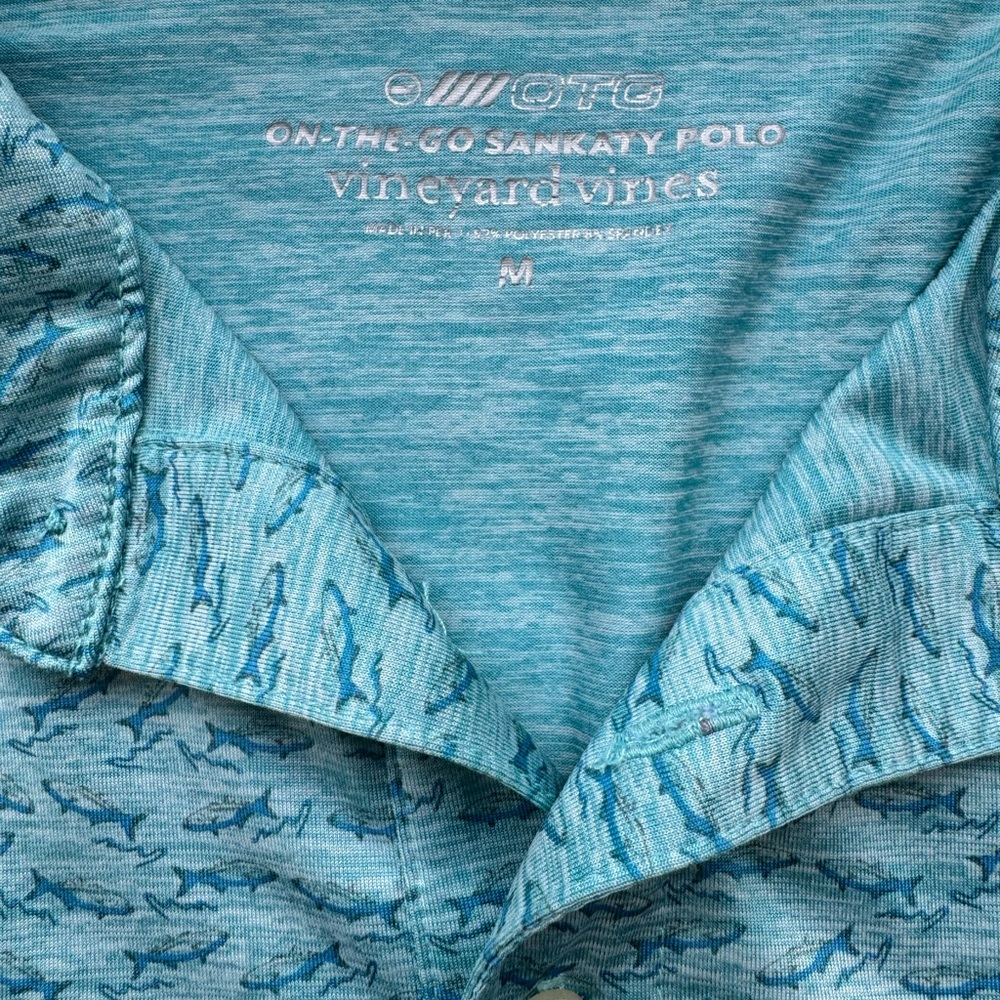 Vineyard Vines Light Blue Polo Shirt - Picture 2 of 4